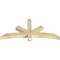 Ekena Millwork Alberta Rough Sawn Timber Gable Bracket, Douglas Fir, 60"W x 27"H x 4"D x 4"F, 11/12 Pitch GBW060X27X0404ALB00RDF - alternate 4